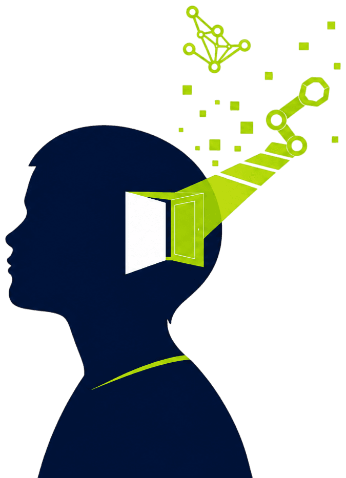Trawbit Technology & AI Workshop Student Silhouette